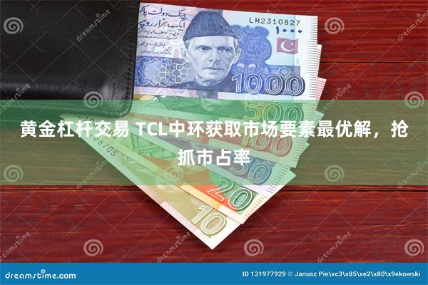 黄金杠杆交易 TCL中环获取市场要素最优解，抢抓市占率