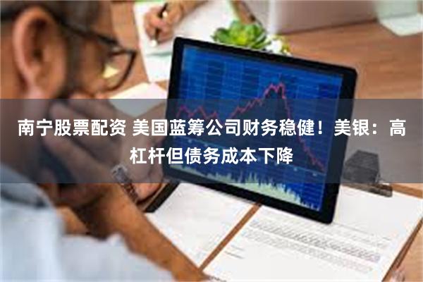南宁股票配资 美国蓝筹公司财务稳健！美银：高杠杆但债务成本下降