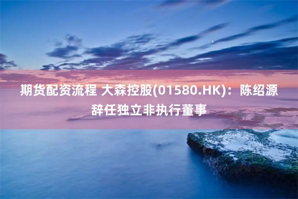 期货配资流程 大森控股(01580.HK)：陈绍源辞任独立非执行董事