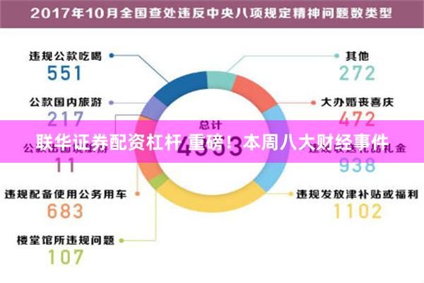 联华证券配资杠杆 重磅！本周八大财经事件