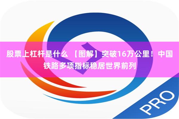 股票上杠杆是什么 【图解】突破16万公里！中国铁路多项指标稳居世界前列