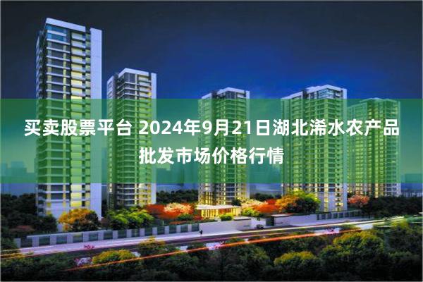 买卖股票平台 2024年9月21日湖北浠水农产品批发市场价格行情
