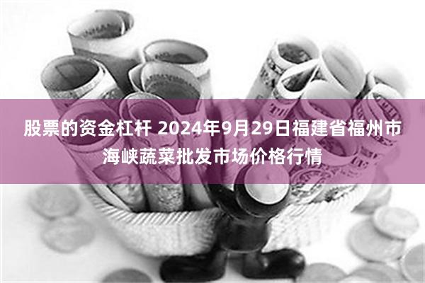 股票的资金杠杆 2024年9月29日福建省福州市海峡蔬菜批发市场价格行情