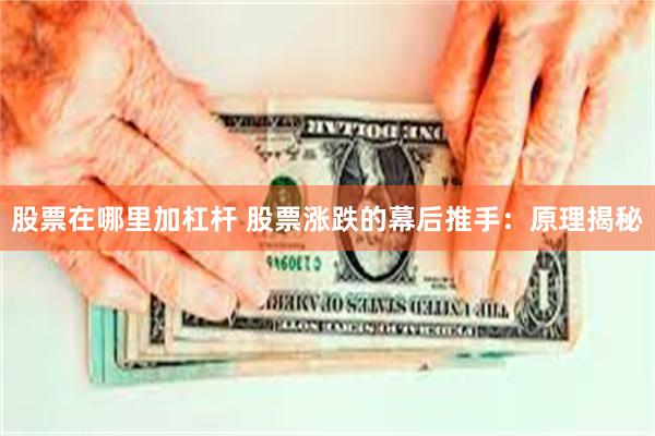 股票在哪里加杠杆 股票涨跌的幕后推手：原理揭秘