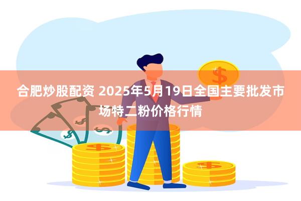 合肥炒股配资 2025年5月19日全国主要批发市场特二粉价格行情