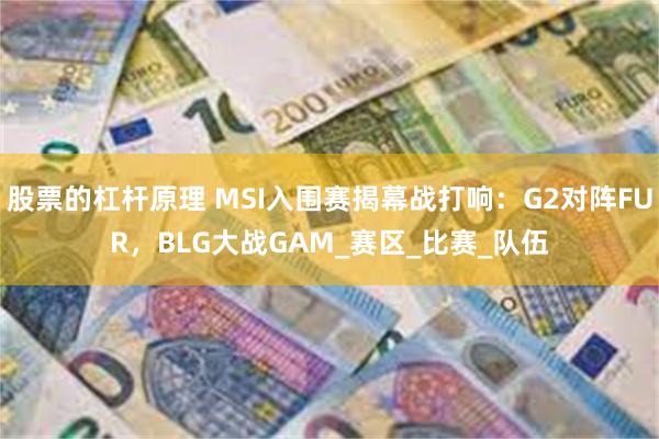 股票的杠杆原理 MSI入围赛揭幕战打响：G2对阵FUR，BLG大战GAM_赛区_比赛_队伍