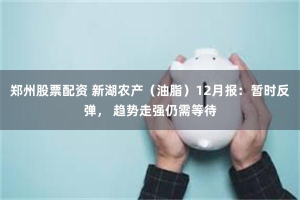 郑州股票配资 新湖农产（油脂）12月报：暂时反弹， 趋势走强仍需等待